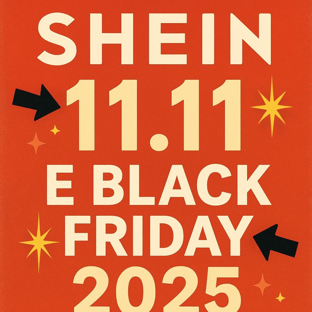 Shein na 11.11 e Black Friday 2025