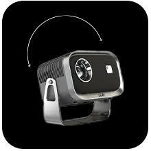 WB Projetor 360° Android Smart TV 1080p Aurora com Som de 3W – Transforme sua Experiência em Casa!