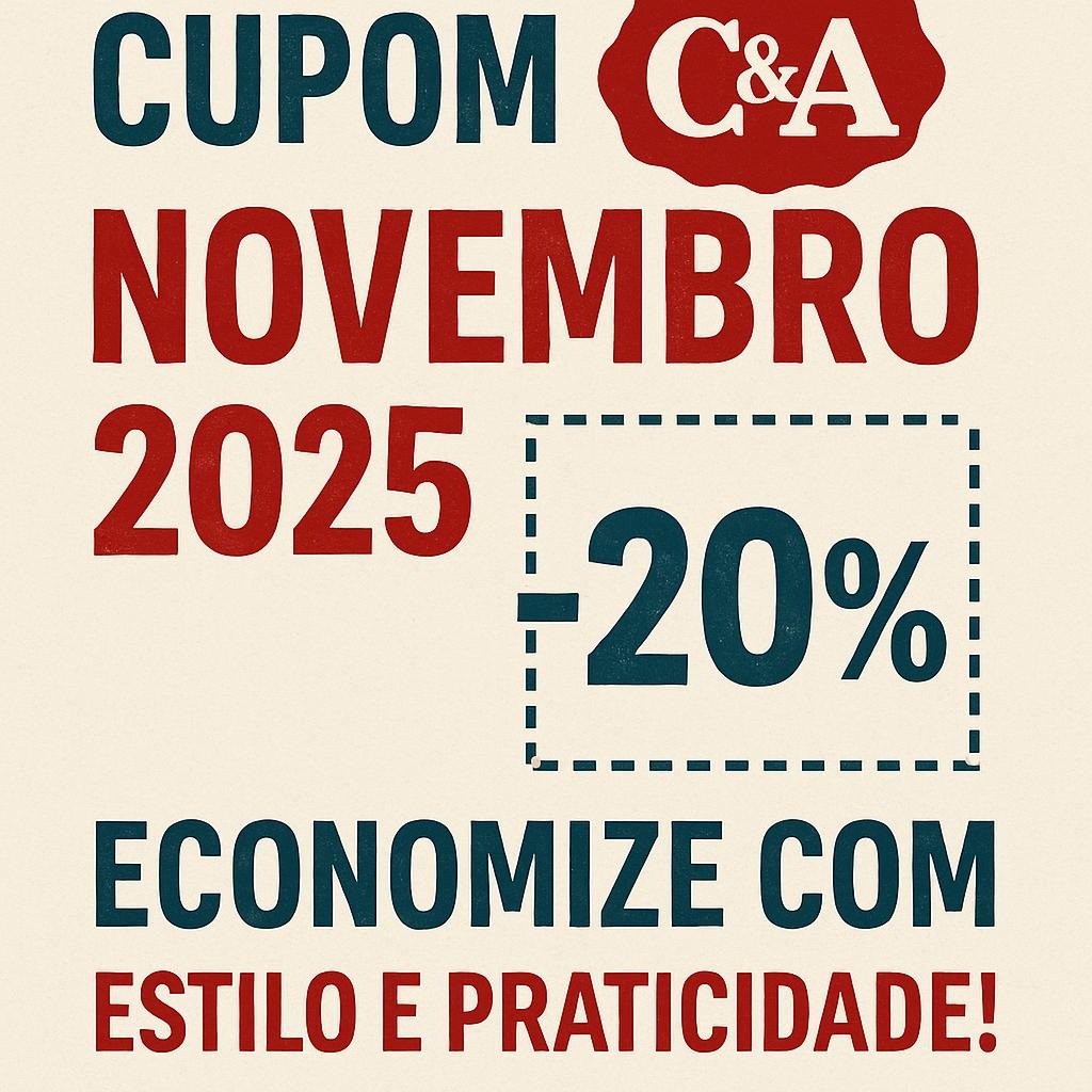 Cupom C&A Novembro 2025: Economize com Estilo e Praticidade!