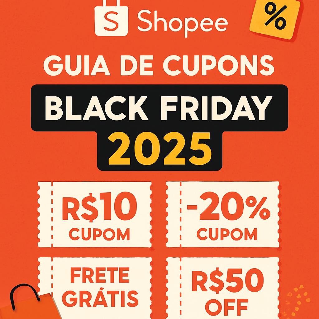 Guia de Cupons Shopee Black Friday 2025