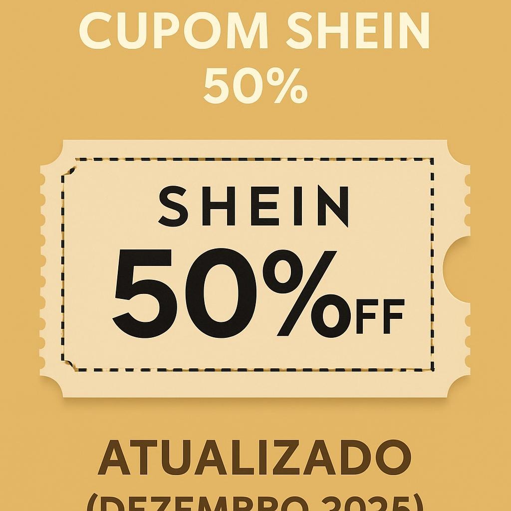 Como conseguir cupom Shein 50% atualizado em  Fevereiro 2026