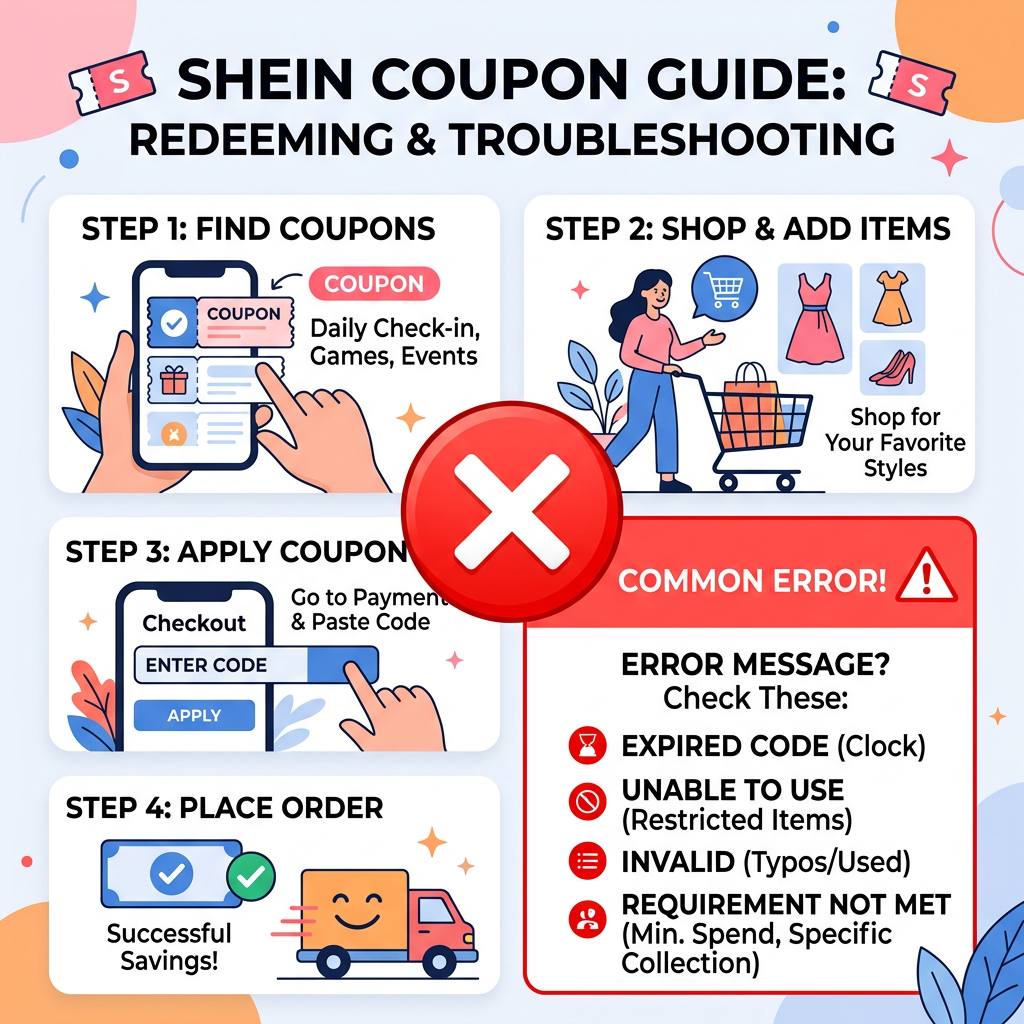 Como Usar Cupom SHEIN do Jeito Certo (Erro Que Faz Você Perder Desconto)
